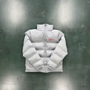 Trapstar Light Grey Hyperdrive 2.0 Bomber Jacket